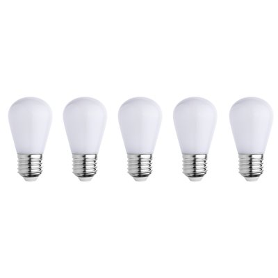 Lot de 5 ampoules compatible guirlande PARTY BULB WHITE LUMISKY