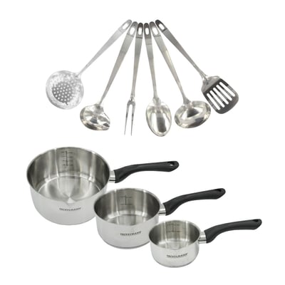 Batterie de cuisine 3 casseroles 12/16/20cm GENEVA FACKELMANN
