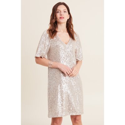 Robe évasée sequins BREAL