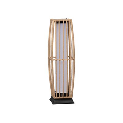 Lampe extérieur solaire LED effet rotin H 68cm LUCAS SWEEEK