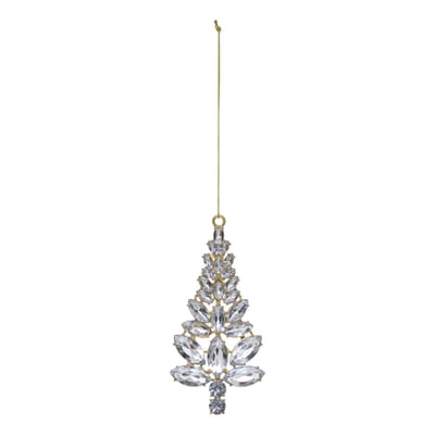 SDN METAL SAPIN STRASS 12CM ATMOSPHERA