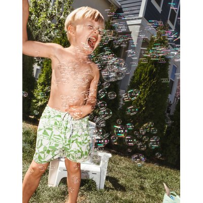 Short de Bain à Motif ZIPPY