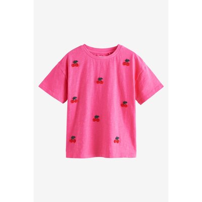 T-shirt à motif cerise perles NEXT