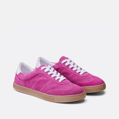 Baskets rétro en cuir suédé LA REDOUTE COLLECTIONS