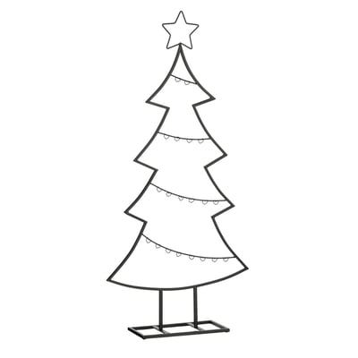 Sapin de Noël décoratif pour ornements H105 cm HOLLIX MICA DECORATIONS