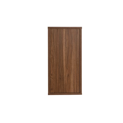 Rangement mural finition blanche et bois clair chêne L30 cm FLEXO MILIBOO