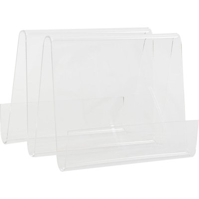 Porte-revues en acrylique transparent design loft RECOLLECTION