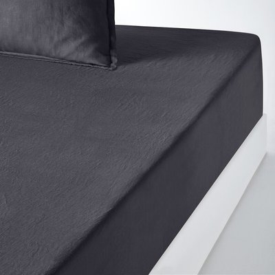 Drap housse lin lavé, bonnet 35 cm, Linot LA REDOUTE INTERIEURS