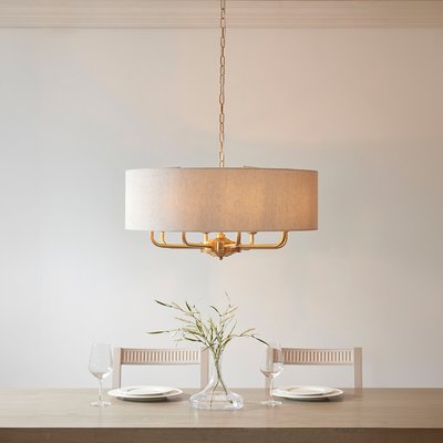Harrington 8 Pendant Light in Vintage Brass SO'HOME
