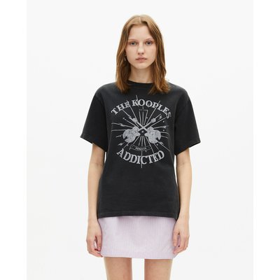 Camiseta de manga corta, estampado con strass THE KOOPLES