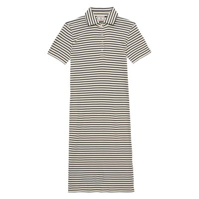 Robe Romane en coton rouge INES DE LA FRESSANGE PARIS