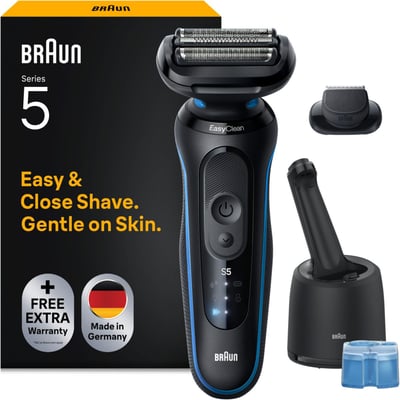 Rasoir électrique Series 5 52-B7200cc Clean&Charge BRAUN