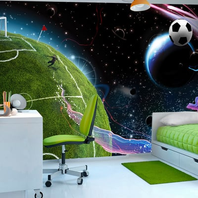 Papier peint intissé panoramique Hobby Space match EDEN