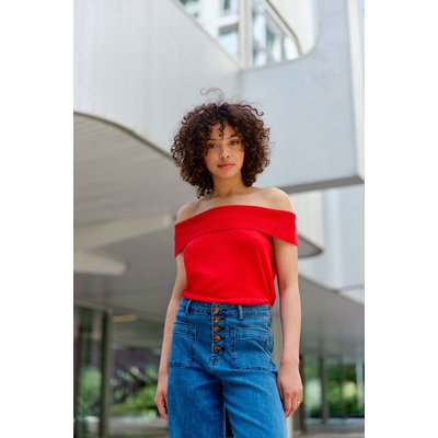 Pull sans col uni MEGAN LA PETITE ETOILE