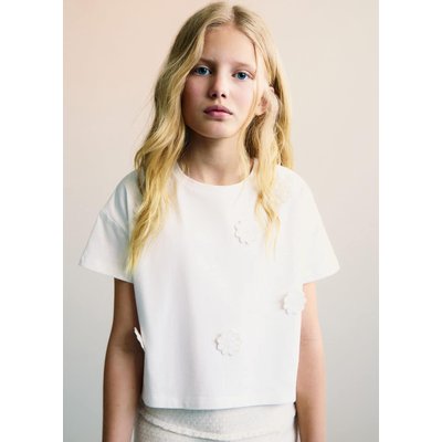 T-shirt fleurs coton MANGO KIDS