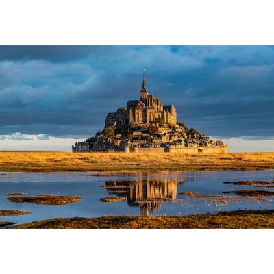 Tableau Mural Lever Du Jour Mont St-michel ARCHITECTURE CEANOTHE