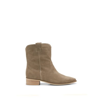 Bottines en cuir velours doux MARC O'POLO