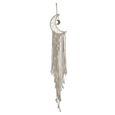 Moon LED Macrame Wall Hanging SO'HOME