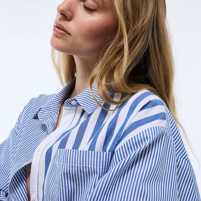 Robe courte rayée en coton BIO GOTS MONOPRIX