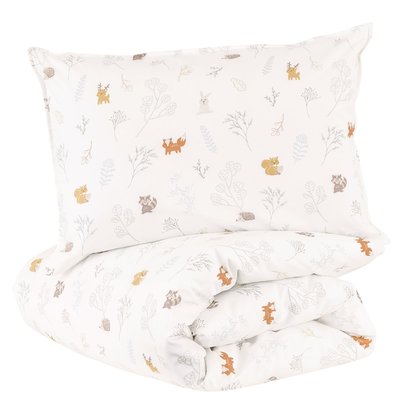 Parure de couette bébé coton bio DREAM FOREST LITTLE CREVETTE