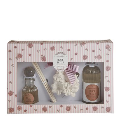 Coffret Parfum d'ambiance - Rose Élixir MATHILDE M