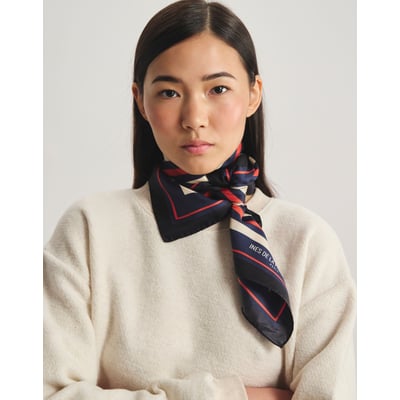 Foulard Lewis en soie INES DE LA FRESSANGE PARIS