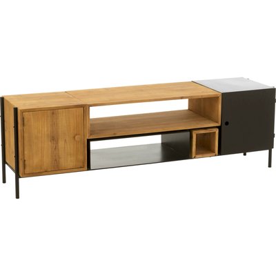 Meuble TV bois et métal  design industriel élégant RECOLLECTION