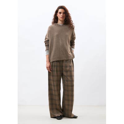 Pantalon large à motif prince de Galles HUMILITY