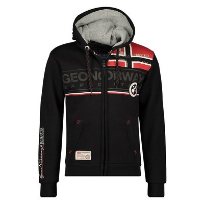 Flipper Logo Print Hoodie in Cotton Mix GEOGRAPHICAL NORWAY