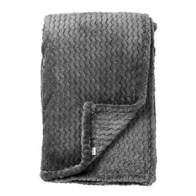 Plaid Mara - Gris, 150x200 cm DUTCH DECOR