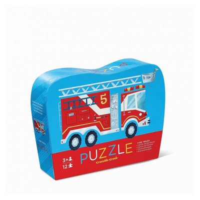 Puzzle 12pcs mini fire truck CROCODILE CREEK