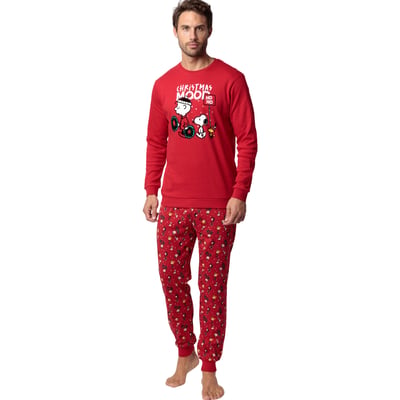 Pyjama pantalon top manches longues Hoho Mood Peanuts ADMAS