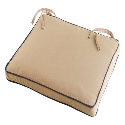 Coussin galette de chaise assise Bicolore Garden DOUCEUR D'INTÉRIEUR