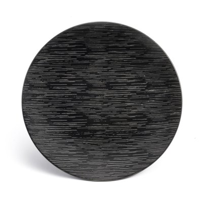 Coffret 6 assiettes de présentation - MAGMA NOIR MEDARD DE NOBLAT