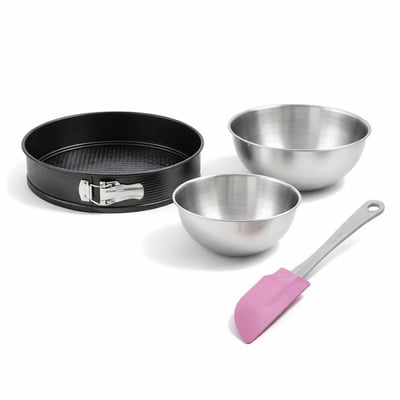 Set de 4 ustensiles de pâtisserie moule à manqué 2 bols ZENKER