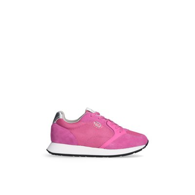 Sneakers en daim et maille filet brillante LIU JO