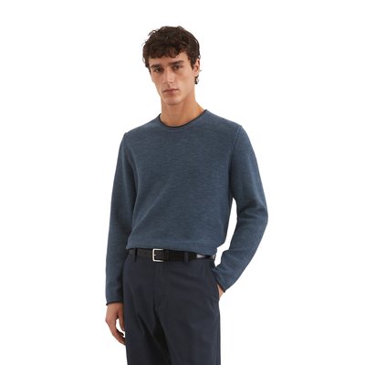 Pull-over regular en mélange de coton et de lin bio MARC O'POLO