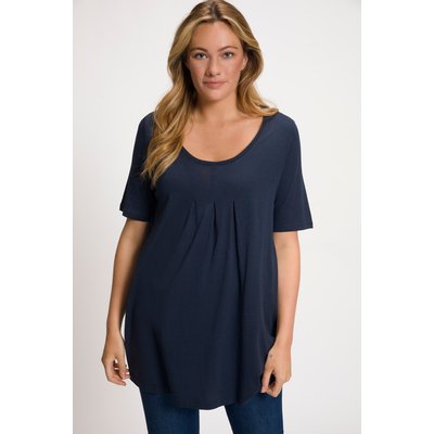 T-shirt en modal. Plis fantaisie ULLA POPKEN