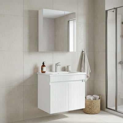 Шкафчик для ванной с раковиной и зеркалом, Tivoli / Тиволи SO'HOME