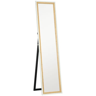 Miroir en pied Verre Blanc HOMCOM
