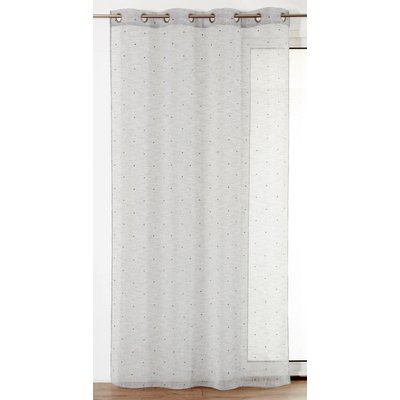 Voilage en Etamine à Motifs "Petites Croix" HOME MAISON