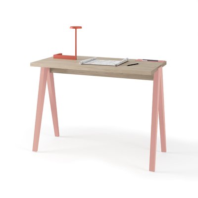 Bureau en mélamine et hêtre cérusée, Colmar HERDASA