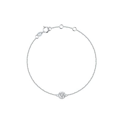Bracelet en argent 925 et oxyde de zirconium CLEOR