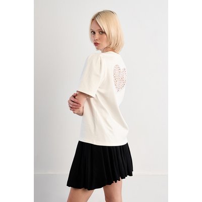 T-shirt en coton Cœur LILI SIDONIO