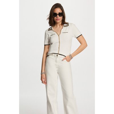 Pull col polo manches courtes MORGAN