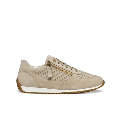 Ademende sneakers in suède Calithe GEOX