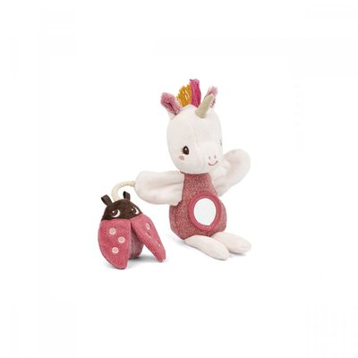 Lena la licorne - jouet d'activités - marionnette - rose - 17cm LILLIPUTIENS