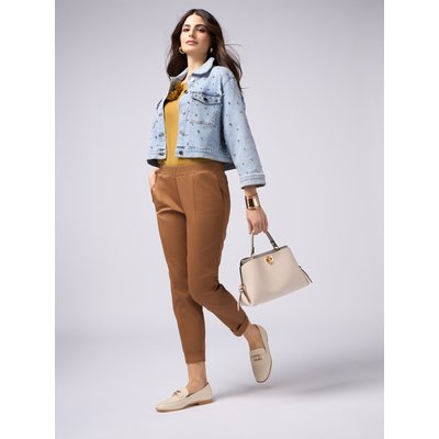 Pantalon chino réalisé en tissu mélangé coton OLTRE