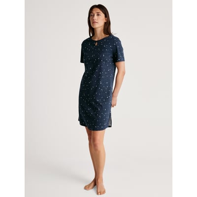 Chemise de nuit, longueur 90cm manches courtes Coton SWEET DREAMS CALIDA