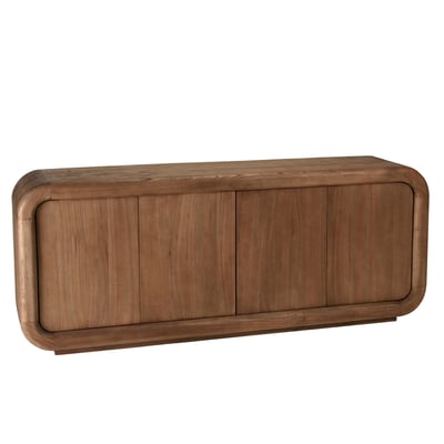 Buffet 4 portes en bois de mindi ARCUS PIER IMPORT